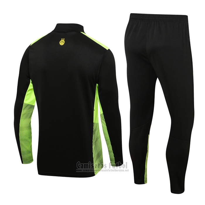 Chandal de Sudadera del Borussia Dortmund 2021-2022 Negro